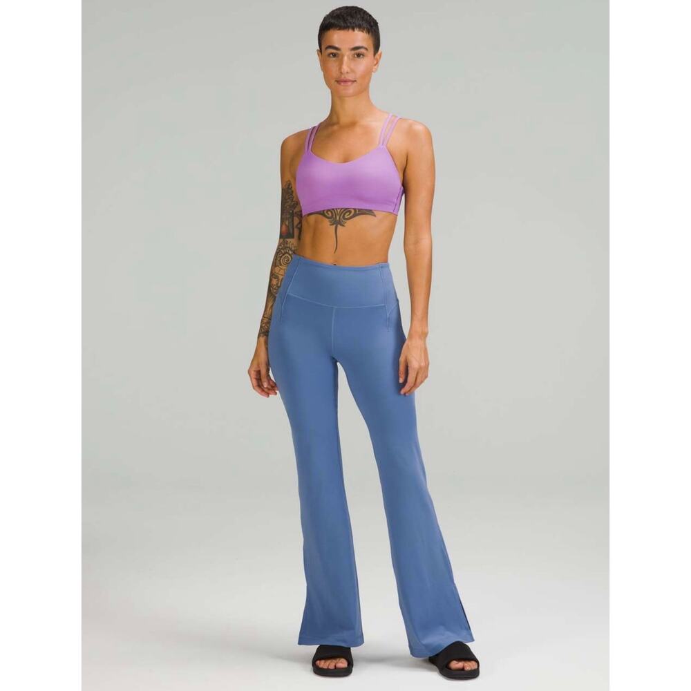 Lululemon Groove Super-High-Rise Split-Hem Flare Pant *Nulu Water Drop Size 12 - Picture 5 of 11